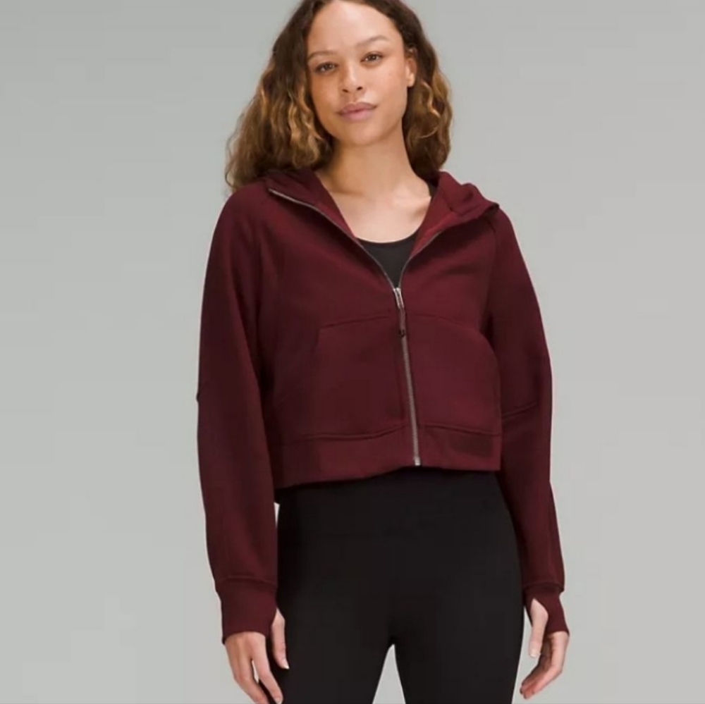Lululemon Crop Scuba Oversize Hoodie Full-zip XS/S